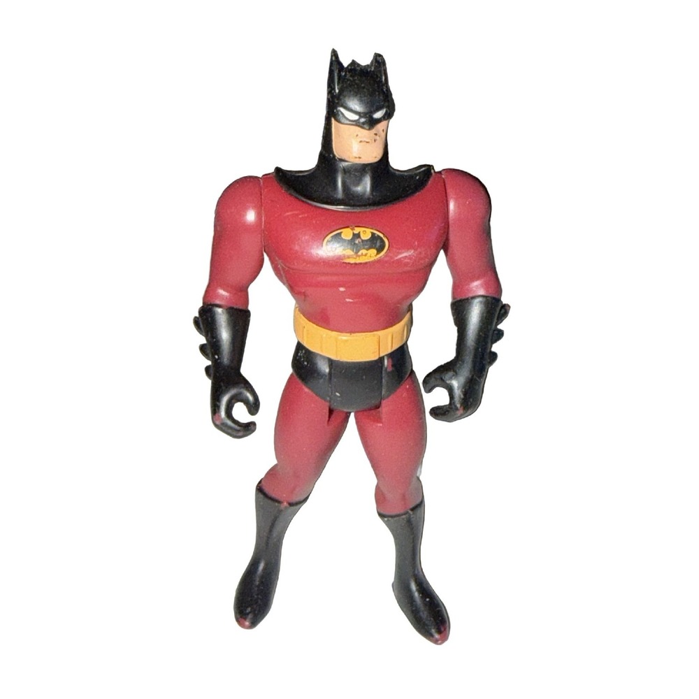 Vintage 1993 Kenner Batman The Animated Series Red Black Action Figure 5 Inch